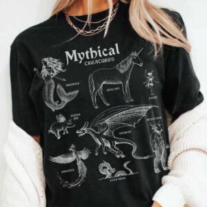 Gothic Mythical Creatures Fantasy Lovers Shirt 2