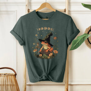 Mystic Witchy Frog And Moon Phase Comfort Colors Tee Mystic Witchy Frog And Moon Phase Comfort Colors Tee
