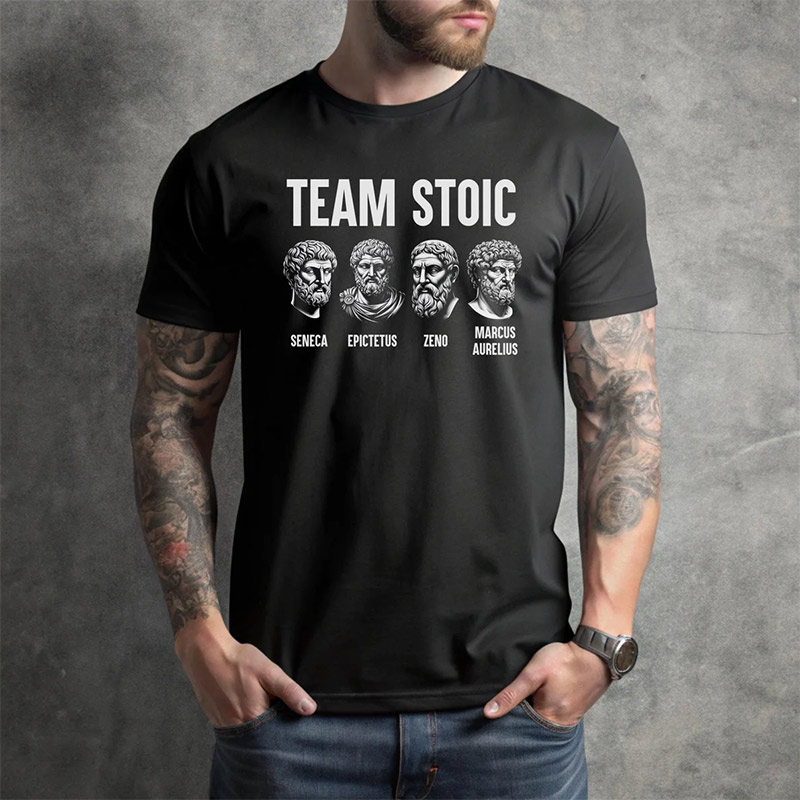 Stoic Philosophy Epictetus & Seneca Marcus Aurelius Shirt Stoic Philosophy Epictetus & Seneca Marcus Aurelius Shirt