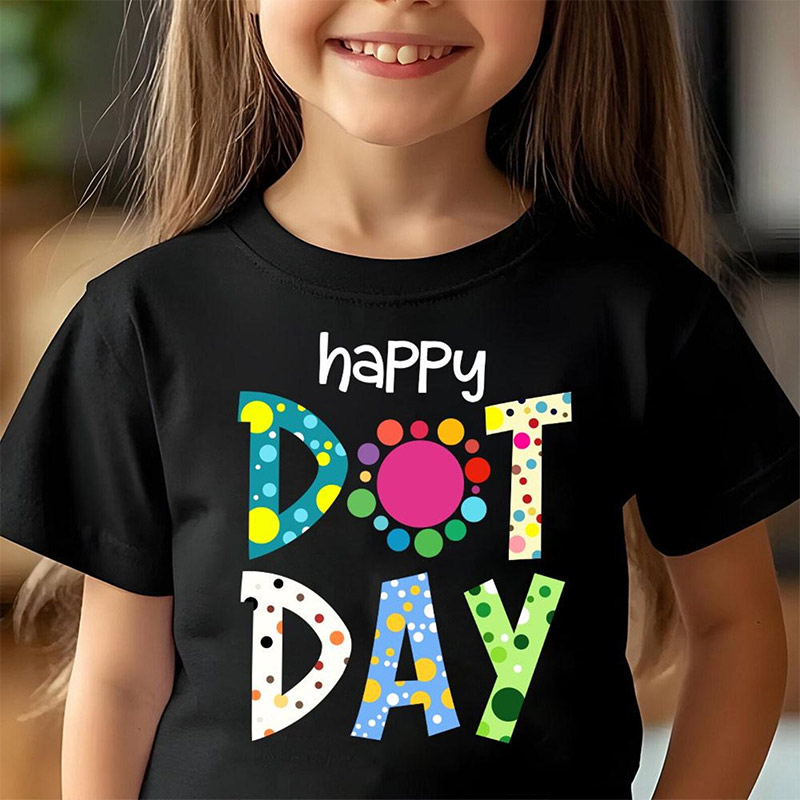 Happy Dot Day 2025, Colorful Polka Dot Day Tee Happy Dot Day 2025, Colorful Polka Dot Day Tee