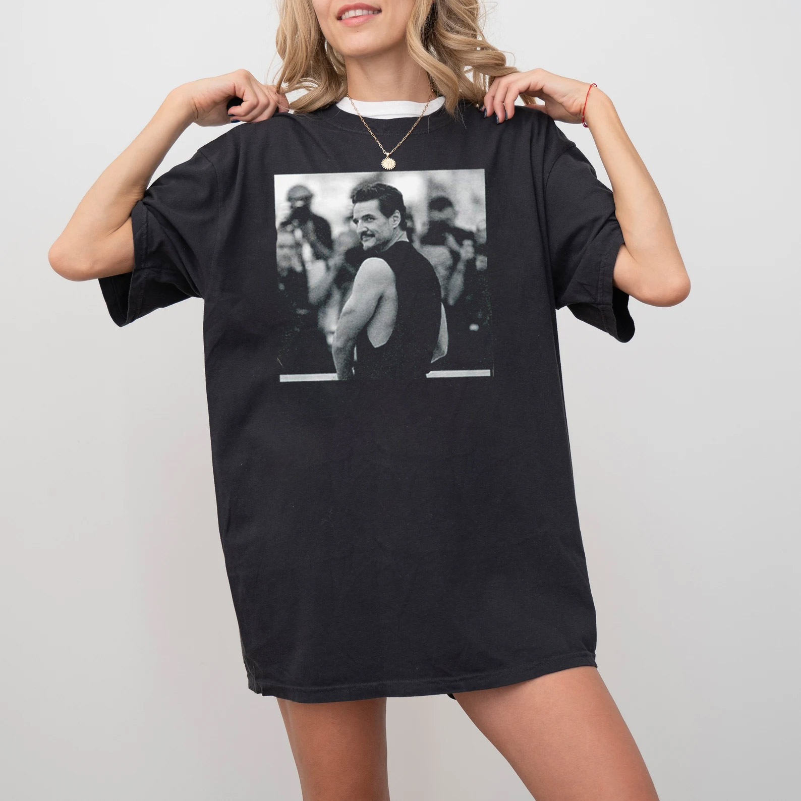 Funny Pedro Pascal Celebrity Graphic Tee Funny Pedro Pascal Celebrity Graphic Tee