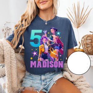 Custom Huntrix Kpop Demon Hunters Comfort Colors Tee 2