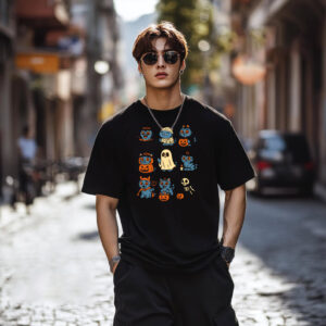 Halloween kpop demon hunter Pumpkin Fall T shirt 2
