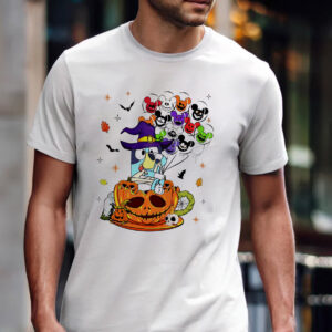 Bluey Halloween Vibes Cartoon T shirt 3