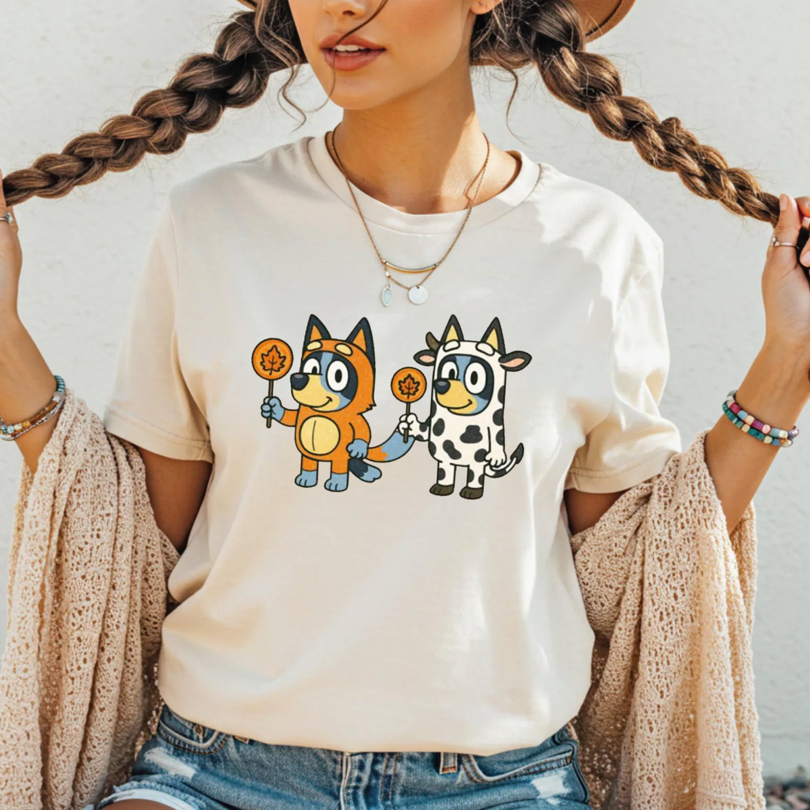 Halloween Bluey Costume Cute Tee Halloween Bluey Costume Cute Tee