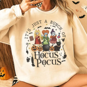 Just A Bunch Of Hocus Pocus Bluey Halloween Comfort Colors T-shirt Just A Bunch Of Hocus Pocus Bluey Halloween Comfort Colors T-shirt