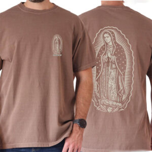 Devout Catholic Man Mary 2 sided Comfort Colors Tee 1