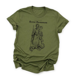 St. Joseph Terror of Demons Catholic Saint Quote Comfort Colors Tee 3