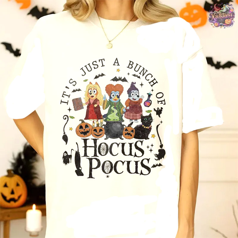 Horror Bluey Halloween Cartoon Shirt Horror Bluey Halloween Cartoon Shirt