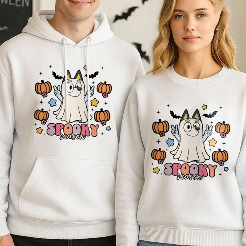 Spooky Season Halloween Bluey Cartoon  Shirt Spooky Season Halloween Bluey Cartoon  Shirt