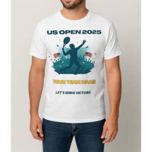 Editable US Open 2025 Tennis Team Shirt 1