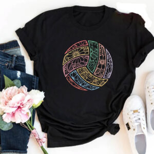 Floral Volleyball Player, Volleyball Coach Shirt