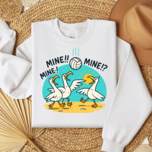 Funny Bird Playing Volleyball T shirt 2