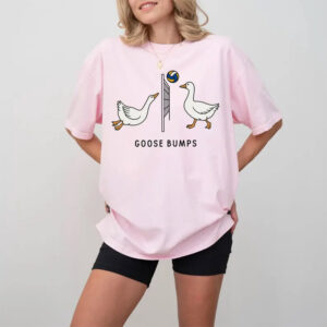 Goose Bumps Funny Volleyball Team Comfort Colors Shirt 2