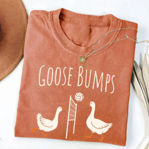 Goose Bumps, Silly Goose Plays Volleyball Comfort Colors Tee