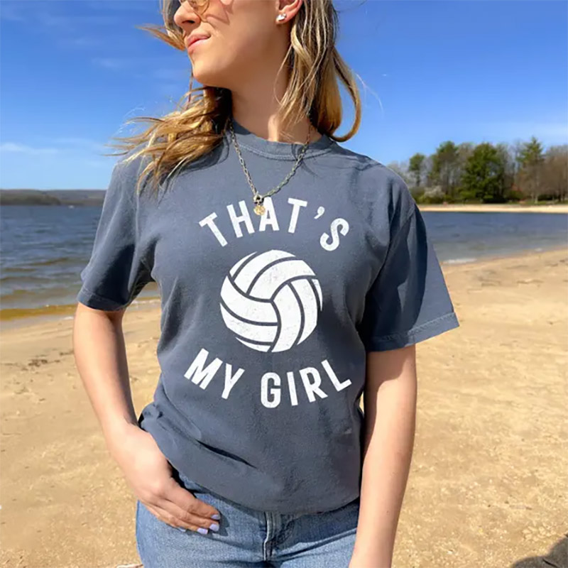 That's My  Volleyball Lover Girl Comfort Colors Tee That's My  Volleyball Lover Girl Comfort Colors Tee