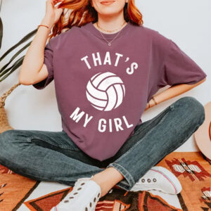 That's My Volleyball Lover Girl Comfort Colors Tee 2