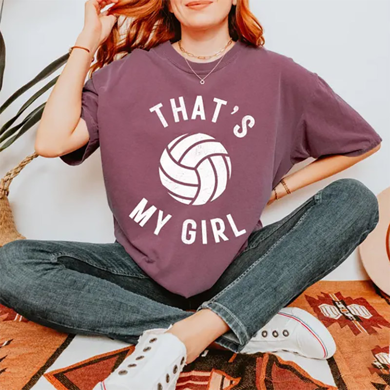 That's My  Volleyball Lover Girl Comfort Colors Tee That's My  Volleyball Lover Girl Comfort Colors Tee