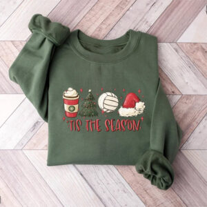 Tis The Season Volleyball, Christmas Volleyball  Comfort Colors Tee