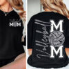 Volleyball Mama Funny Volleyball Team 2-sided Shirt