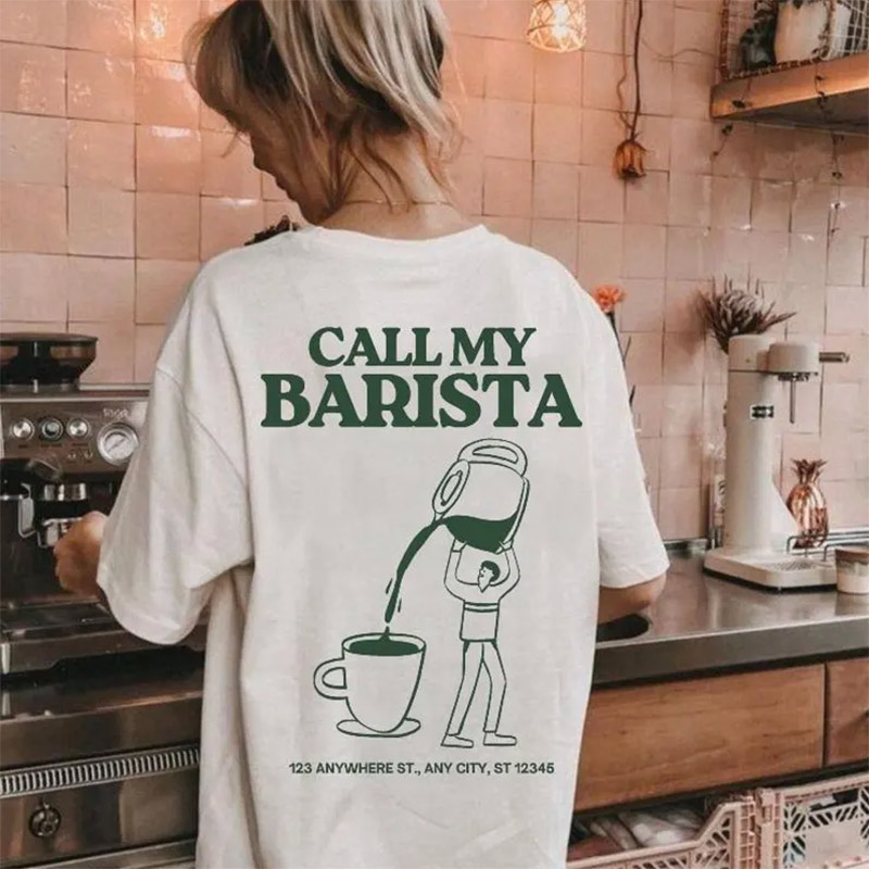 Call My Barista Happy World Coffee Day Shirt Call My Barista Happy World Coffee Day Shirt