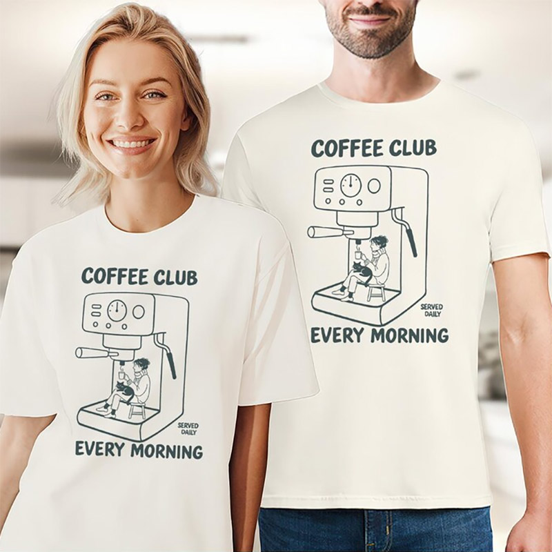 Coffee Club Every Morning Happy World Coffee Day Shirt Coffee Club Every Morning Happy World Coffee Day Shirt