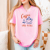 Coffee Is My Safe Place Caffeine Lover Comfort Colors Tee