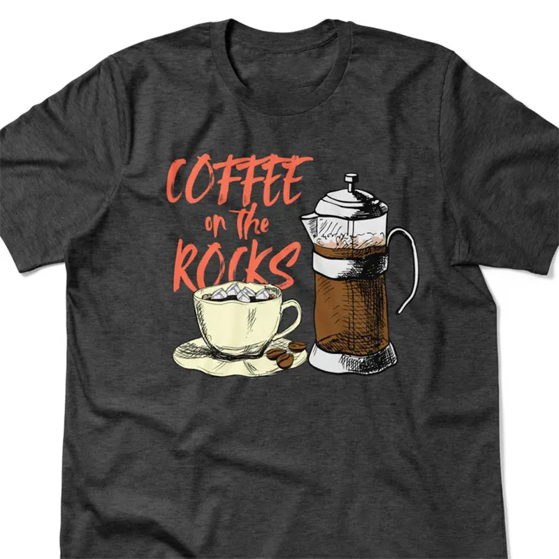 Coffee On The Rocks Happy World Coffee Day Shirt Coffee On The Rocks Happy World Coffee Day Shirt