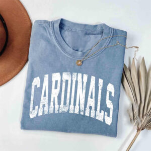Cardinals Distressed Mascot Pride Comfort Colors Tee Cardinals Distressed Mascot Pride Comfort Colors Tee