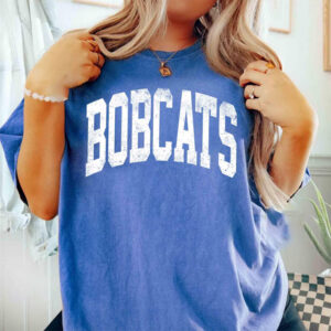 Bobcats Distressed Mascot, School Mascot Comfort Colors Tee Bobcats Distressed Mascot, School Mascot Comfort Colors Tee