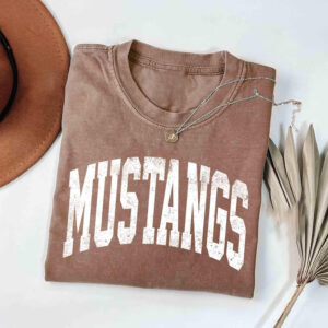 Mustangs School Mascot Comfort Colors Shirt Mustangs School Mascot Comfort Colors Shirt
