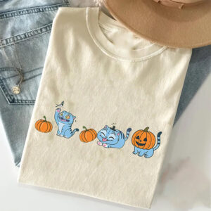 Spooky Season Demon Hunter, Halloween Tiger Demon Comfort Colors Tee