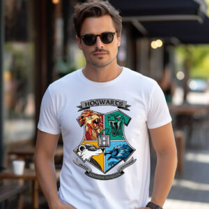 Hogwarts School of Witchcraft and Wizardry Logo T shirt 2