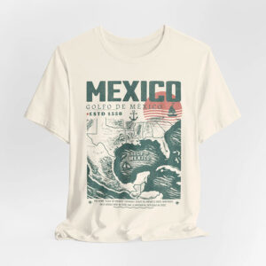 Golfo de Mexico 1550 Retro Gulf Of Mexico Cofmort Colors Tee 1