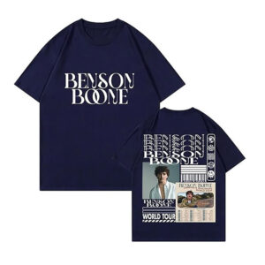 Benson Boone Fireworks & Rollerblades World Tour 2 sided T shirt 1