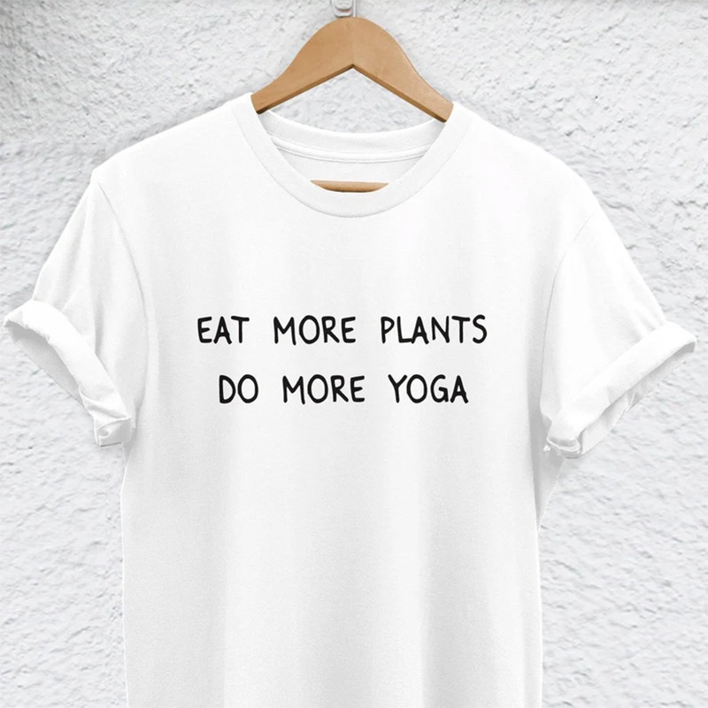 Eat More Plants Do More Yoga Vegetarian Day Shirt Eat More Plants Do More Yoga Vegetarian Day Shirt