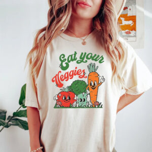 Eat Your Veggies Happy vegetarian day Shirt 3