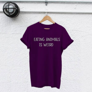 Eating Animals Is Weird Happy vegetarian day Shirt 3