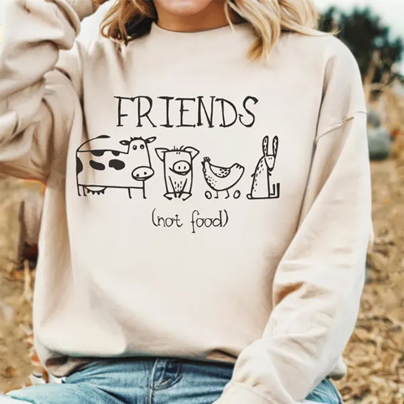 Friends Not Food National Vegan Day Shirt Friends Not Food National Vegan Day Shirt