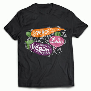 Peace Love Vegan Happy Vegetarian Day Shirt 3