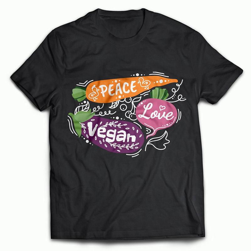 Peace Love Vegan Happy Vegetarian Day Shirt Peace Love Vegan Happy Vegetarian Day Shirt