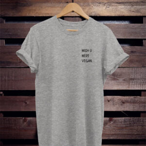 Wish U Were BVegan Funny World Vegan Day Shirt 3