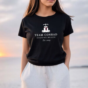 Team Conrad Cousins Beach Est 2009 T-Shirt Team Conrad Cousins Beach Est 2009 T-Shirt