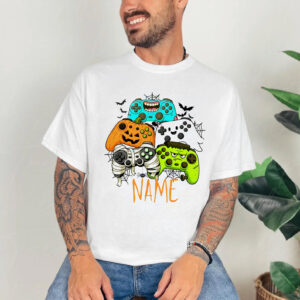 Personalised Spooky Halloween Games T-shirt Personalised Spooky Halloween Games T-shirt