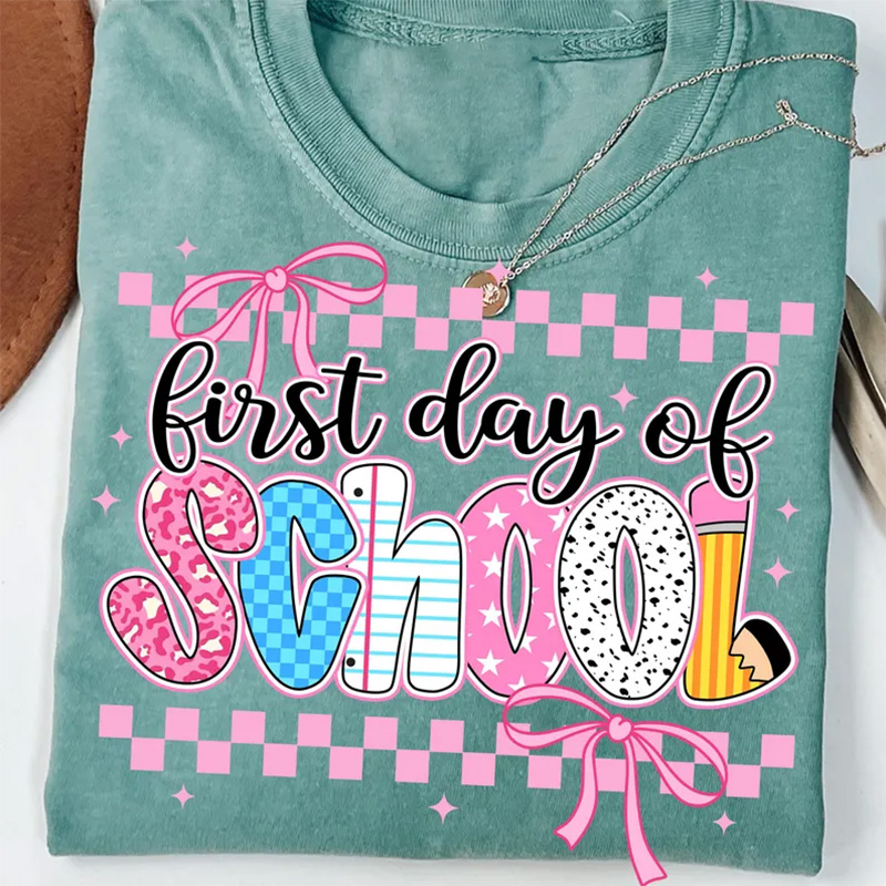 First Day Of School, Back To School Comfort Colors Shirt First Day Of School, Back To School Comfort Colors Shirt