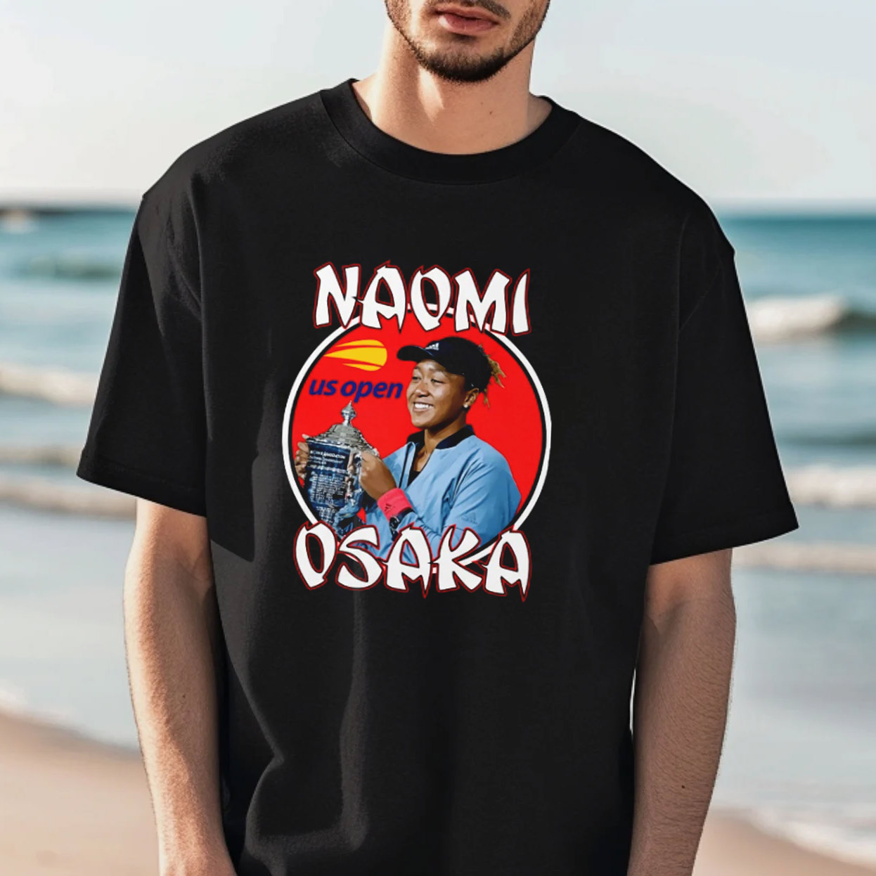 Naomi Osaka Japan Us Tennis T-shirt Naomi Osaka Japan Us Tennis T-shirt