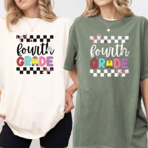 Fourth Grade Teacher Elementary Teacher Appreciation Comfort Colors Tee