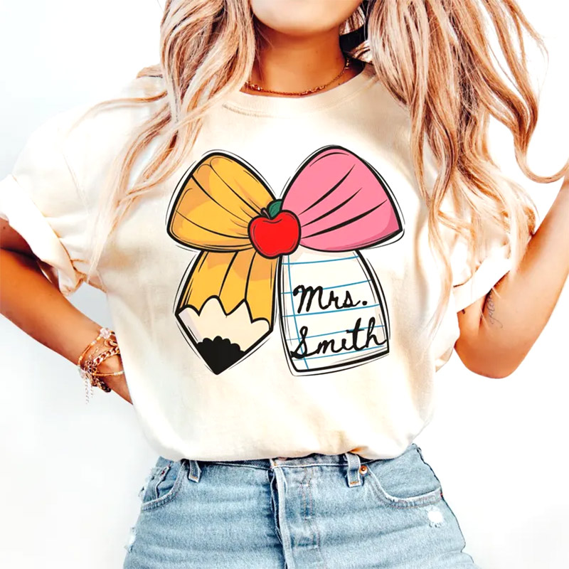 Personalized Back To School Teacher Name Shirt Personalized Back To School Teacher Name Shirt