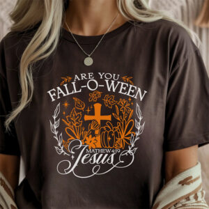 Are You Fall o ween Jesus Halloween Comfort Colors T shirt 2