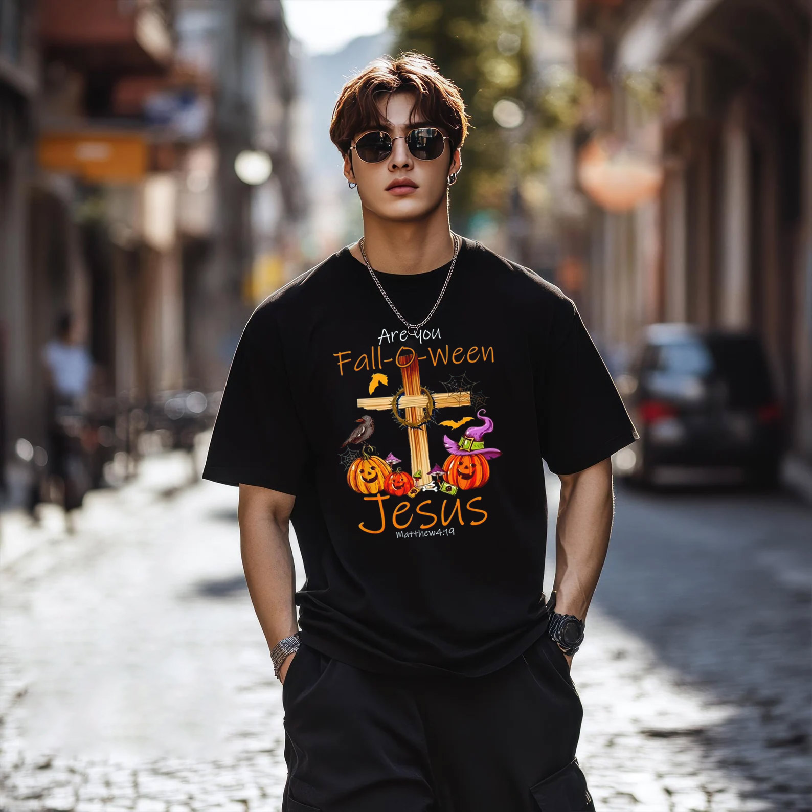 Are You Fall-o-ween Jesus Matthew Christian T-shirt Are You Fall-o-ween Jesus Matthew Christian T-shirt